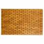 Bambumatta för badrum & dusch – halkfri, vattentät, 80x50 cm – naturlig finish