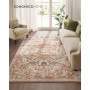 Matta Beige Vintagestil 160 x 230 cm Fluffig Cappuccino