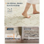 Matta Boho Design Sandbeige Fluffig 120 x 170 cm