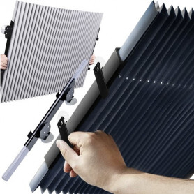 Universal bilruteskydd i dragspelsdesign – reflekterande solskydd 1...