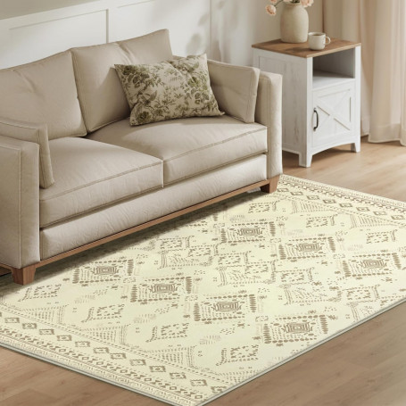 Matta Boho Design Sandbeige Fluffig 120 x 170 cm