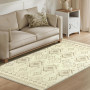 Matta Boho Design Sandbeige Fluffig 120 x 170 cm