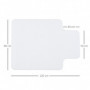 Golvskydd till Kontorsstol Transparent, Halkfri, 1,5 mm tjock, 90 x 120 cm