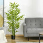 Konstväxt Bambu Realistiskt Utseende 150 cm (H) Grön