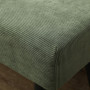 Hallbänk - Sängbänk i Manchestertyg 100 x 36 x 45 cm Grön