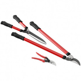 Trädgårdssaxset 3-i-1 – Häcksax, Sekatör & Beskärningssax med Rostf...