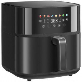 Digital Varmluftsfritös 8L Airfryer med 8 Lägen, LED-display, 360°