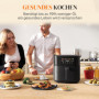 Digital Varmluftsfritös 8L Airfryer med 8 Lägen, LED-display, 360°