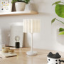 Bordslampa Retro Wave med E27-sockel och knappströmbrytare