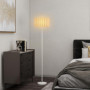 Golvlampa Ø35 x 153 cm med E27-sockel, PVC-skärm och fotpedal