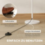 Golvlampa Ø35 x 153 cm med E27-sockel, PVC-skärm och fotpedal