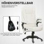Kontorsstol med Massagefunktion i 6-punkter Ergonomisk Gungfunktion...