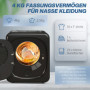 Mini Torktumlare 800W, 4 kg Kapacitet med UV-desinfektion, Kompakt Design, Rostfritt Stål, Svart