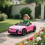 Elbil för Barn Audi Licensierad med Fjärrkontroll Rosa