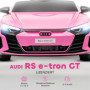 Elbil för Barn Audi Licensierad med Fjärrkontroll Rosa
