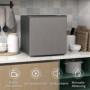 Minifrys 35 L -14 till -24℃, 5-nivå, Grå 47 x 44,2 x 48,8 cm