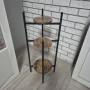 Blomsterställ 3-nivådesign i Metal 81 cm för växtpresentation i hemmet eller trädgården