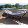 XXL Dubbel Hängmatta med Trästänger – Extra bred, 200 x 150 cm (250 kg kapacitet)