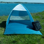 Pop-up strandtält för 2 personer – med UV-skydd, myggnät & golvförlängning (150x120x110 cm)