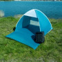 Pop-up strandtält för 2 personer – med UV-skydd, myggnät & golvförlängning (150x120x110 cm)