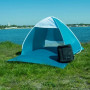 Pop-up strandtält för 2 personer – med UV-skydd, myggnät & golvförlängning (150x120x110 cm)