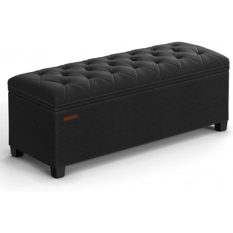 Sittbänk med förvaring 110 cm – 103L volym, tuftad design & 300 kg kapacitet