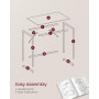 Skrivbord 100 x 50 x 75 cm Svart - Ek Industriell Design