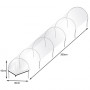 Miniväxthus / folietunnel för grönsaksodling – UV-skyddad PE-folie 300×45×40 cm