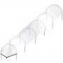 Miniväxthus / folietunnel för grönsaksodling – UV-skyddad PE-folie 300×45×40 cm