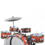 Barntrumset med 5 trummor Leksak, cymbal & pall – rytmisk leksak me...