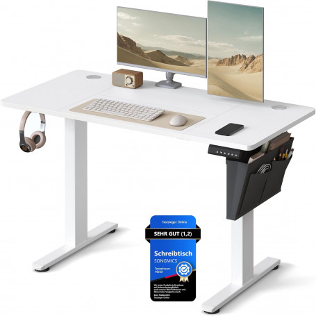 Elektriskt höj- och sänkbart skrivbord – 120 x 60 x 72–120 cm med M...