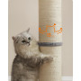 Klöspelare Stolpe för katt sisal och plysch – 50 x 40 x 85 cm