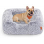 Hundbädd Plysch 71×55×18 cm Tvättbart Överdrag Extra Mjuk Upphöjda ...