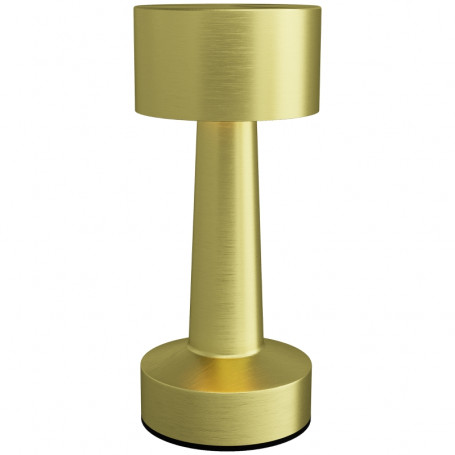 Bordslampa Uppladdningsbar med 3 Ljuslägen Metall Guld, H 20 cm
