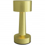 Bordslampa Uppladdningsbar med 3 Ljuslägen Metall Guld, H 20 cm