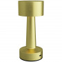 Bordslampa Uppladdningsbar med 3 Ljuslägen Metall Guld, H 20 cm