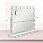 Hollywood Sminkspegel 14 LED Belysning, Vinkel, 62,5 x 49,5 cm, Vitram