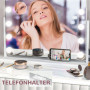 Hollywood Sminkspegel 14 LED Belysning, Vinkel, 62,5 x 49,5 cm, Vitram