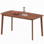 Matbord för 6 Personer, Rustikt Brun - 150 x 80 x 76 cm