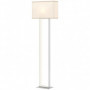 Golvlampa med Linneskärm och Dimbar Fotpedal – 45 x 15 x 150 cm