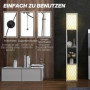 Golvlampa med 2 Hyllor Grå / Vit, H.156 cm