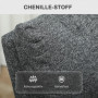 Manuell Reclinerfåtölj i Chenille med Justerbart Ryggstöd – 63 x 91 x 98 cm