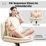 Kontorsstol Utan Armstöd Läder Beige med Kudde