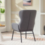 Fåtölj med Hög Rygg och Linnelook – 70 x 74,5 x 103,5 cm