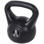 Kettlebell med Sandfyllning – 8 kg, Ergonomiskt Grepp & Platt Botten