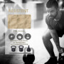 Kettlebell med Sandfyllning – 8 kg, Ergonomiskt Grepp & Platt Botten