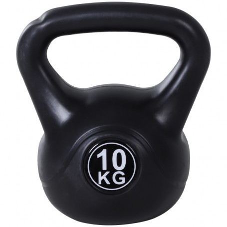 Kettlebell med Sandfyllning – 10 kg, Ergonomiskt Grepp & Stabil Bas