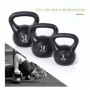 Kettlebell med Sandfyllning – 10 kg, Ergonomiskt Grepp & Stabil Bas