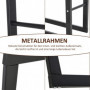 Vedställ i Stål – Elegant & Robust Förvaring 40 x 25 x 150 cm