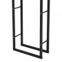 Vedställ i Stål – Elegant & Robust Förvaring 40 x 25 x 150 cm